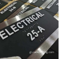 Ada Braille Number Plate Plate Signo